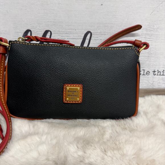 Dooney & Bourke Pebble Grain Black Leather Lexi Crossbody Bag New - Picture 2 of 15